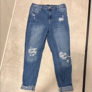 No Boundaries Ripped Blue Skinny Jeans